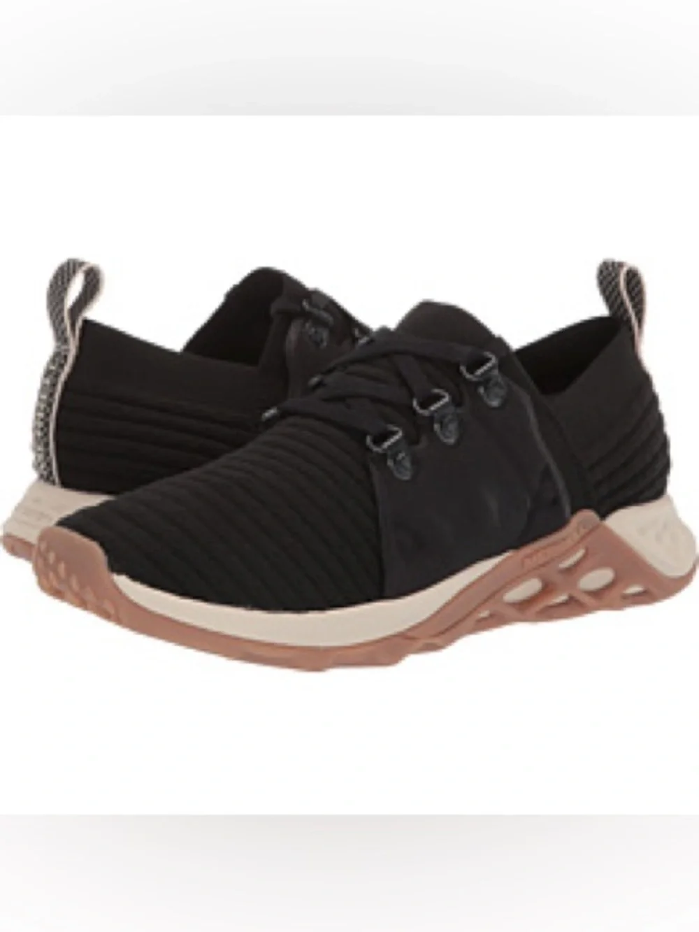 Merrell Women’s Range AC+ Black Knit Sneakers US 8.5 (39)